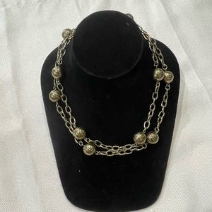 New Premier Design Gold toned‎ Chevron Beaded Necklace